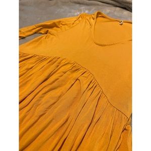 Mustard Yellow Bellamie Babydoll Top
